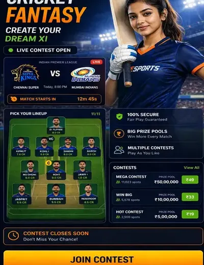 Laser247pro (laser247 pro apk) fantasy cricket & matchday visual 3